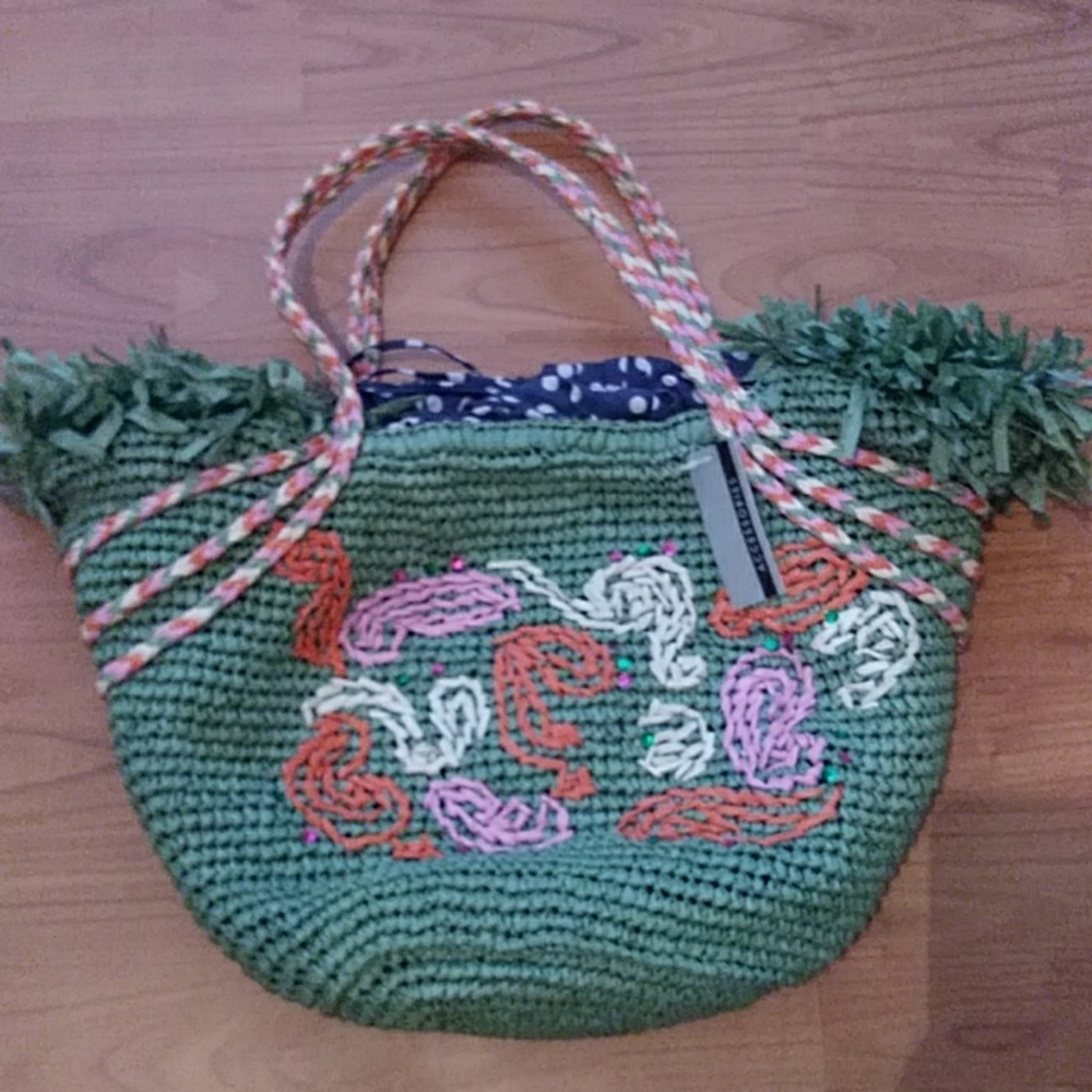 NWT BRAND NEW straw tote